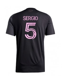 Inter Miami Sergio Busquets #5 Replika Borta Kläder 2025-26 Kortärmad